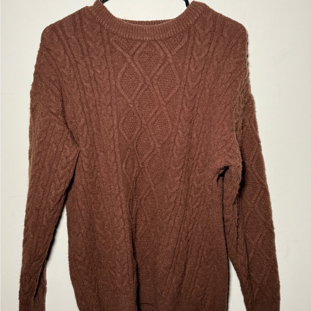 aelfric eden cord brown sweater